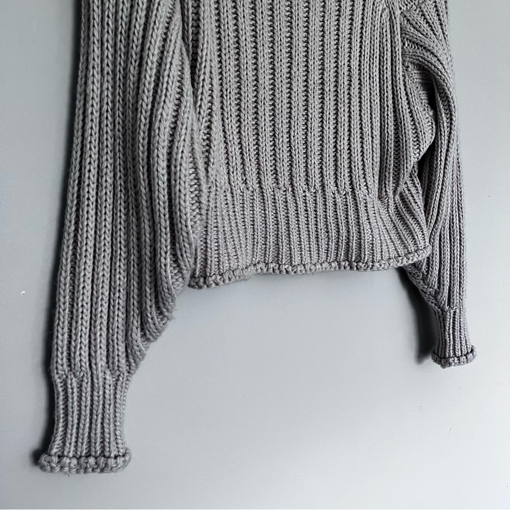 Women’s Chunky Knit Wool Blend Turtleneck Size XS - Picture 4 of 6